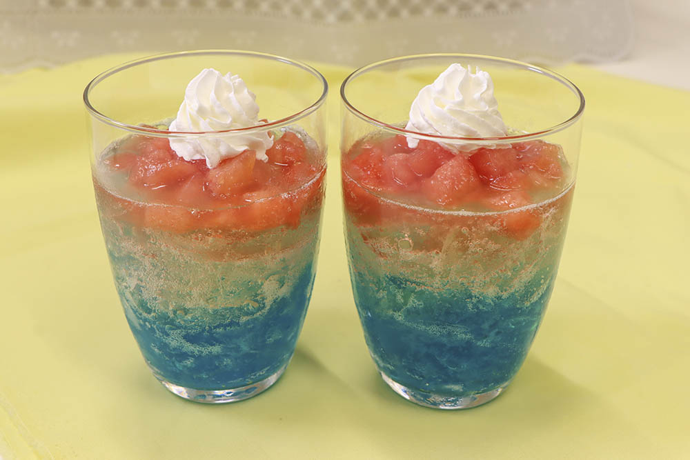 八色西瓜のはちみつ夏色ゼリー